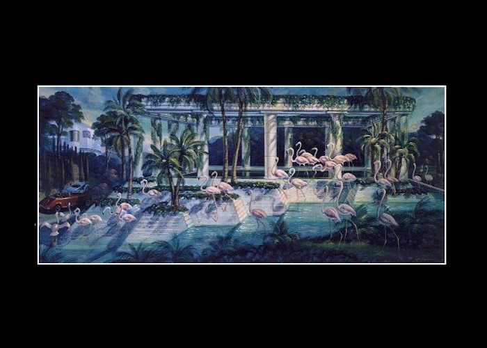 Flamingos On Parade